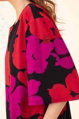 Top Harper - Noir et rouge