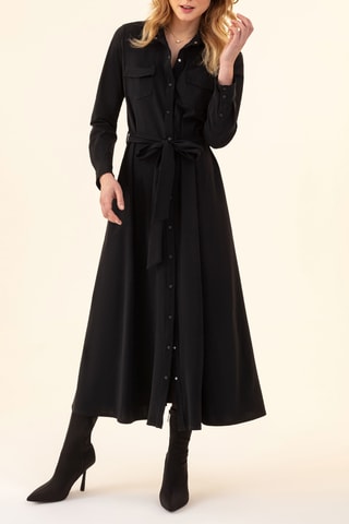 Blouse-Jurk Oscar - Zwart