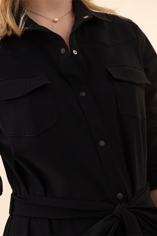 Blouse-Jurk Oscar - Zwart