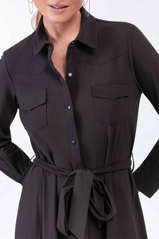 Blouse-Jurk Oscar - Zwart