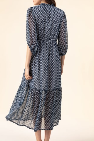 Jurk Azur - Blauw en Wit