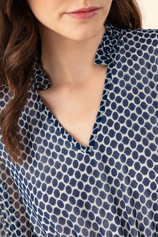 Jurk Azur - Blauw en Wit