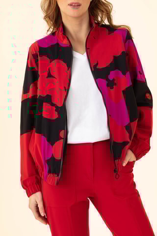 Blouson Valentina - Rouge et noir