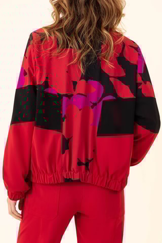 Blouson Valentina - Rouge et noir