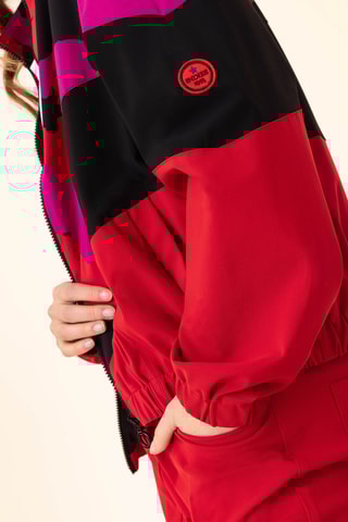 Blouson Valentina - Rouge et noir