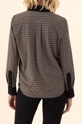 Chemise Nelson - Noir et beige