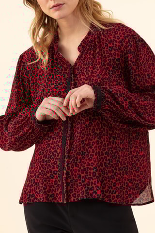 Chemise Gael - Rouge et noir