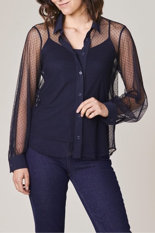 Chemise et top - Bleu marine