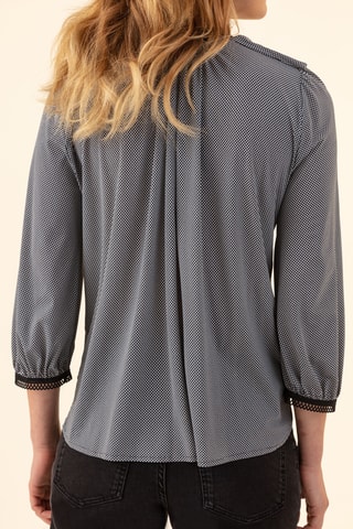 Blouse Paulette - Gris et noir