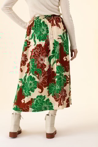 Jupe Leonard - Vert et beige
