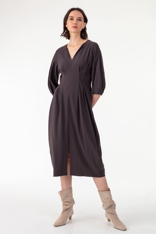 Jurk - Donkerbruin