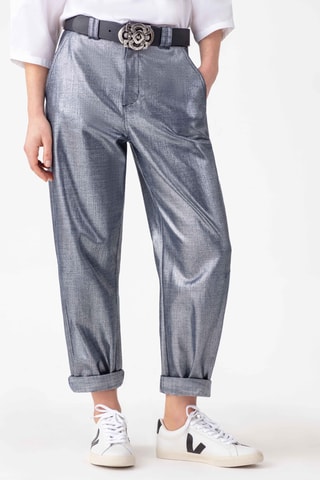 Jean - Gris métallisé