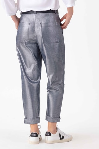 Jean - Gris métallisé