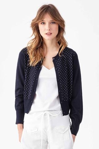 Gilet en laine - Bleu marine