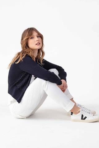 Gilet en laine - Bleu marine