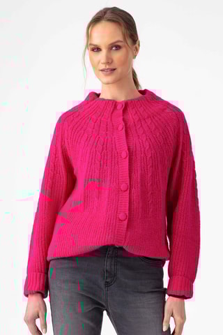 Gilet en laine - Fuchsia