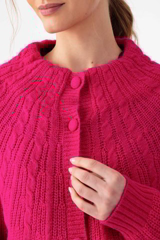 Gilet en laine - Fuchsia