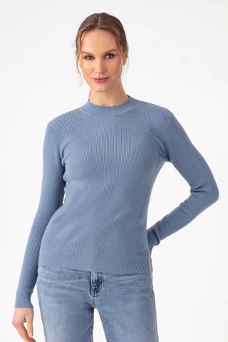 Pull en laine - Bleu