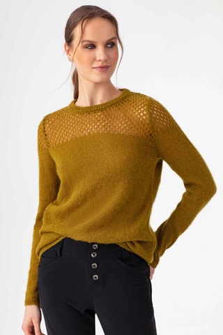 Pull en laine - Moutarde