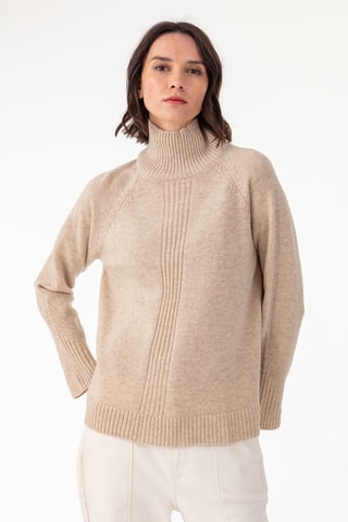 Pull en laine - Beige