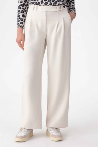 Pantalon wide legs - Écru