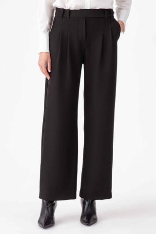 Pantalon wide legs - Noir