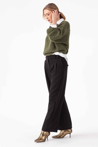 Pantalon wide legs - Noir