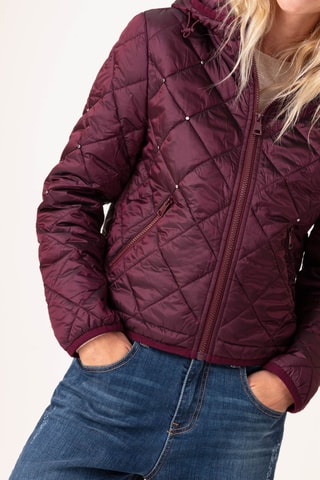 Doudoune à capuche - Bordeaux