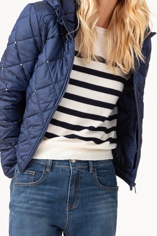 Doudoune à capuche - Bleu marine