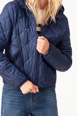 Doudoune à capuche - Bleu marine