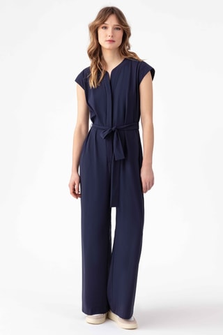 Jumpsuit - Marineblauw