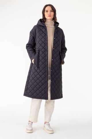 Doudoune à capuche - Noir