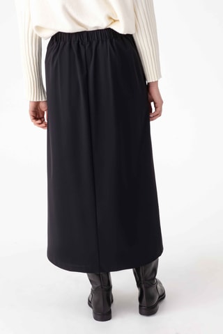 Jupe longue taille haute - Noir