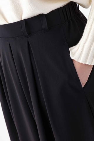 Jupe longue taille haute - Noir