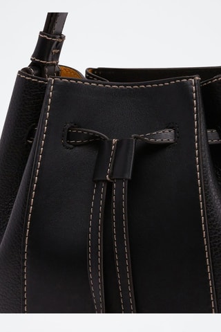 Leren Buideltas Furla Miastella - Zwart