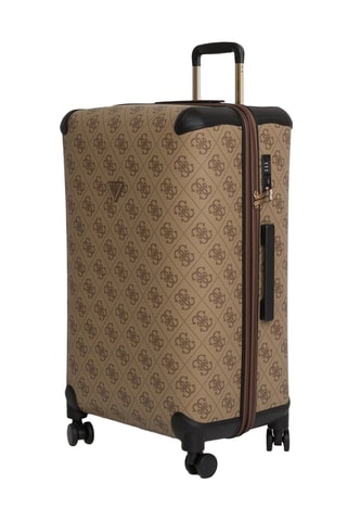 Grote Trolley Berta - Beige en Bruin - 70 cm