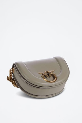 Leren Schoudertas - Taupe