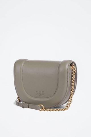 Leren Schoudertas - Taupe