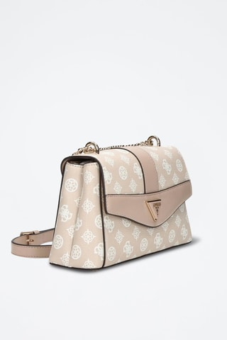 Schoudertas - Beige en Wit