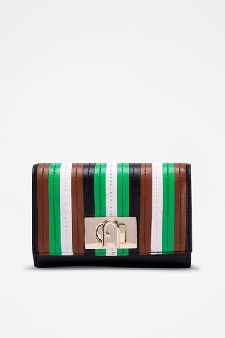 Leren Portefeuille Zwart en Groen