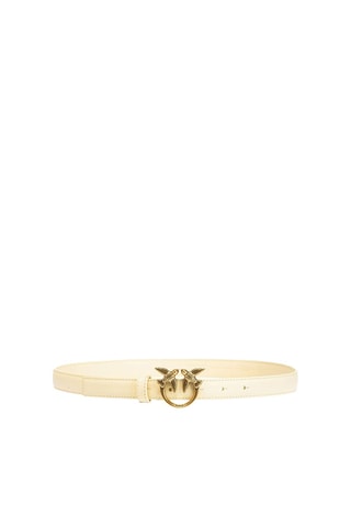 Leren Riem - Geel