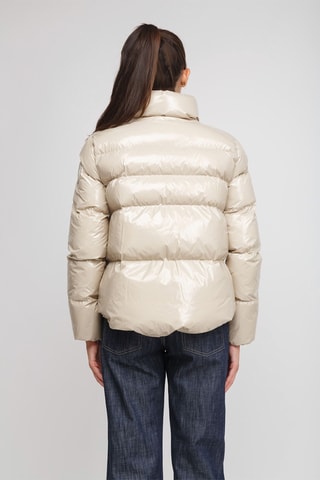 Gewatteerde Jas Micro - Beige