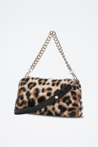 Handtas Lapuffy - Lichtbeige en Zwart