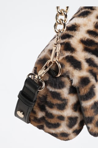 Handtas Lapuffy - Lichtbeige en Zwart