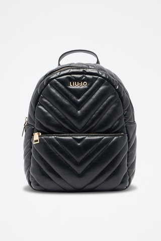 Rugtas Quilted - Zwart