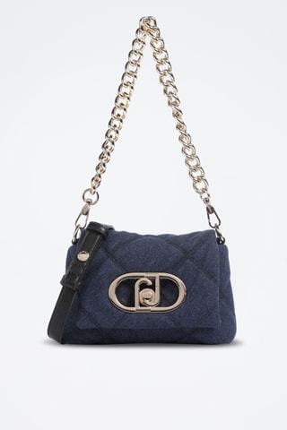 Denim Handtas Icon - Marineblauw