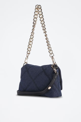 Denim Handtas Icon - Marineblauw