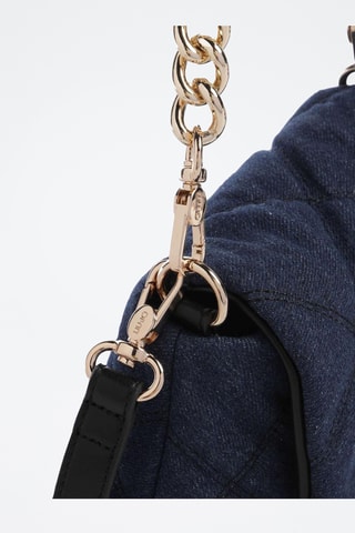 Denim Handtas Icon - Marineblauw