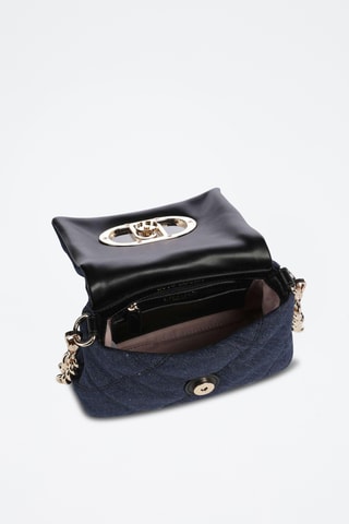 Denim Handtas Icon - Marineblauw