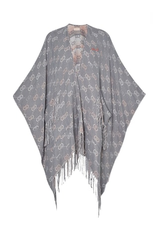 Poncho - Grijs